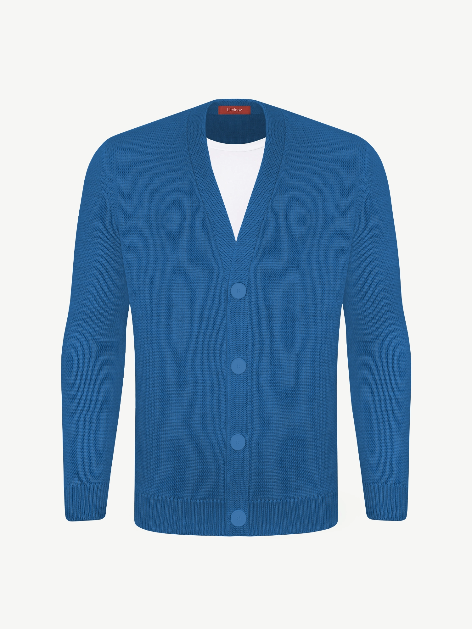 Кардиган с пуговицами из экохлопка