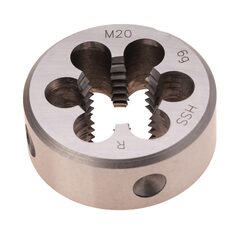 Плашка М20х2,5 DINEN22568 HSS 6g 45х18мм Terrax by Ruko 237200TX