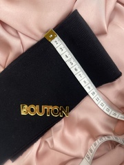 Воротник (подвяз) трикотажный черный 0,4 м, ширина 9 см