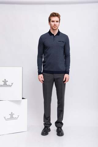 Bugatti Поло в мелкую полоску на пуговицах