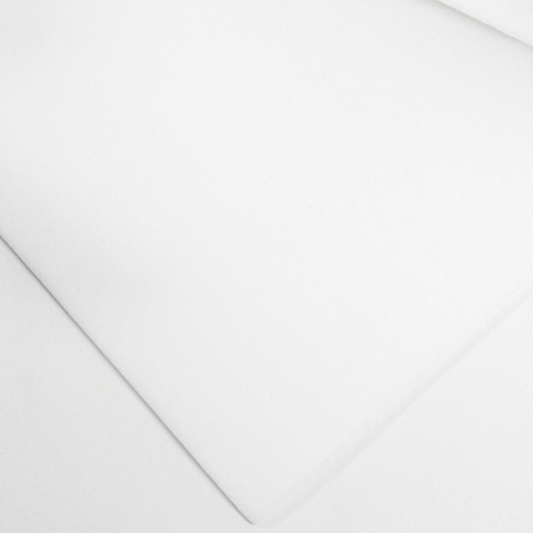 Фоамиран Иранский цвет белый. Толщина 2.0мм. Лист 60х70см.