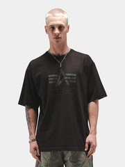Футболка Alpha Industries Relaxed Coordinates Tee Black (Черный)