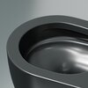 Ceramica Nova Modena CN6063MDH Подвесной унитаз c ультра тонким сидением и крышкой с функцией плавного закрытия, цвет: темный антрацит матовый