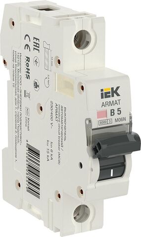 ARMAT Авт. выкл. M06N 1P B 5А IEK