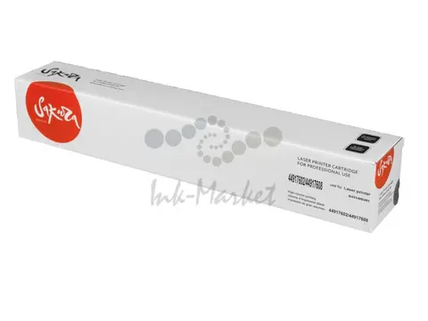 Картридж Sakura 44917608/44917602 для OKI, черный, 12000 к.