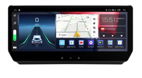 Магнитола для Toyota RAV4 (2019-2025) Android 12 8/256GB QLED DSP 4G модель YL-T1201