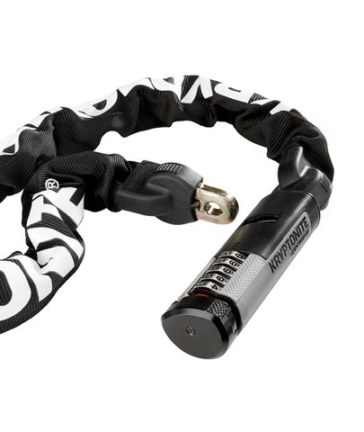 Картинка замок велосипедный Kryptonite Kryptolok 912 Combination Integrated Chain (9.5mm x 120см)  - 2