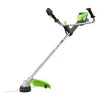 Триммер аккумуляторный Greenworks TB201H, 82V, 2,0 кВт, 46 см, c трехлопастным ножом и кусторезом, бесщеточный, с 1хАКБ 5 Ач и ЗУ (2112407UB) — фото 4