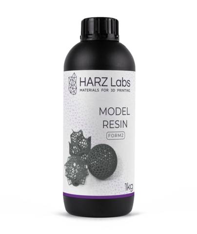 Фотополимер HARZ Labs Model Resin Form2, серый (1 кг)