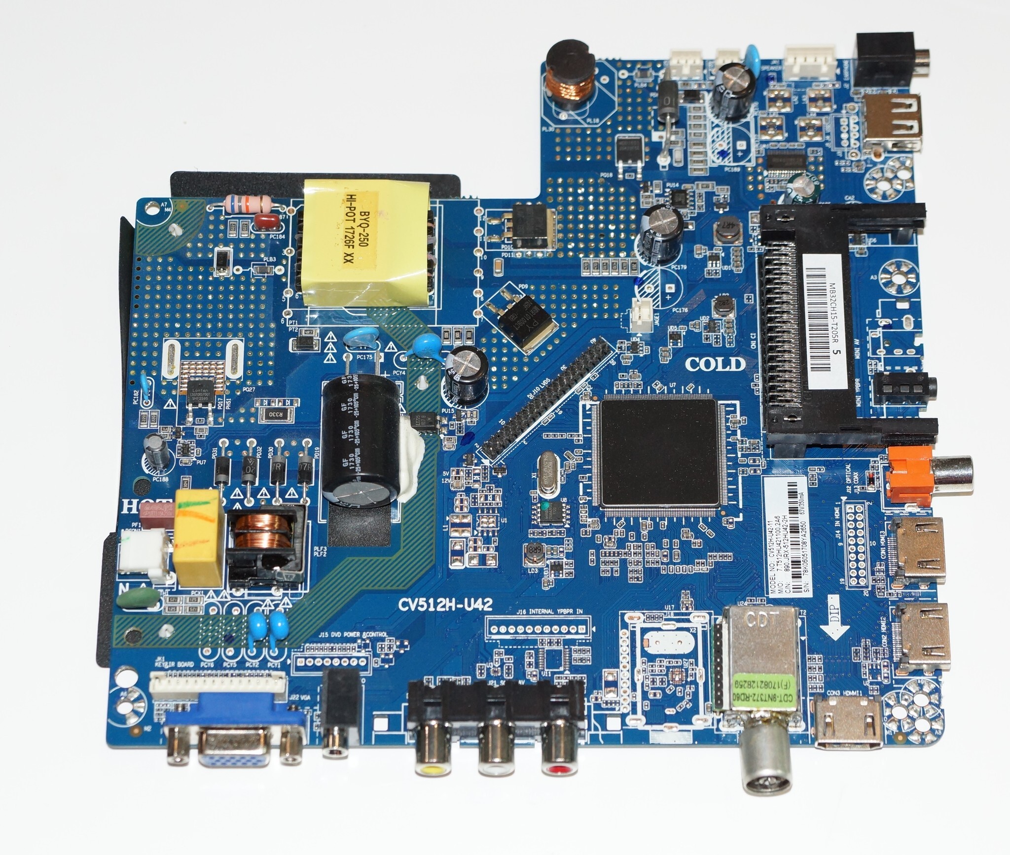 CV512H-U42-11 mainboard телевизора AMCV LE-32ZTH07