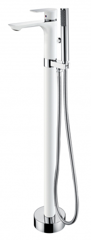 Abber Weiss Insel AF8015W Смеситель напольный, цвет: белый