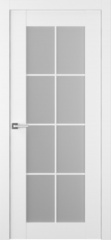 Дверь Френч 8 / Цвет Эмаль белый / Мателюкс белый каленый / Двери Belwooddoors