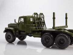 KRAZ-255L1 timber carrying trailer khaki  1:43 Legendary trucks USSR #54