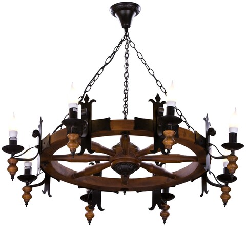 Люстра подвесная Velante Wooden 586-703-08