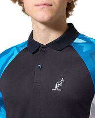Теннисное поло Australian Ace Abstract Polo Shirt - blu navy