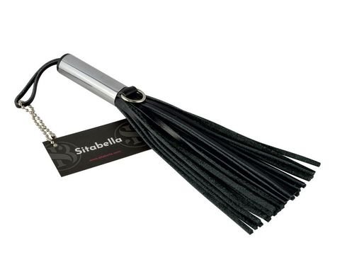 Черный кистевой мини-флогер - 19 см. - Sitabella BDSM accessories 3019