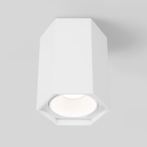 Накладной светодиодный светильник 25037/LED 7W 4200K белый матовый