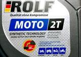 Масло моторное двухтактное ROLF MOTO 2T, JASO FD, API TC, 1 литр