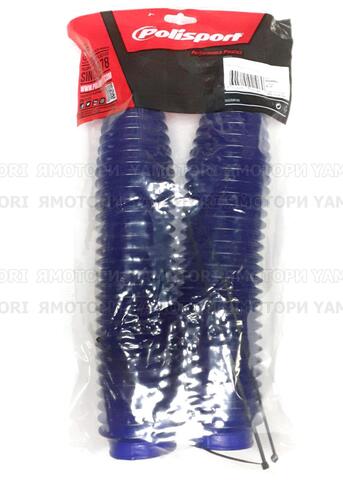 Гофры пыльники вилки Polisport синий 350Х41 TTR250 XR250 DR250 DJEBEL