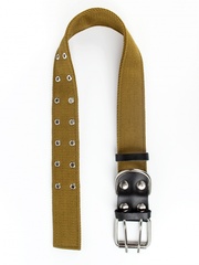 Зооник ошейник брезент двойной 45мм (51-72см) зеленый