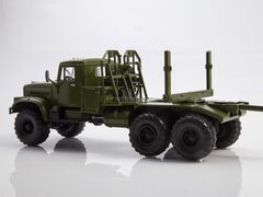 KRAZ-255L1 timber carrying trailer khaki  1:43 Legendary trucks USSR #54