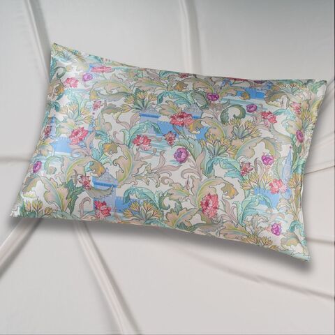 Наволочка 50x70 Mollen Рассвет жемчужно-белая шелковая