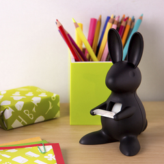 Диспенсер для скотча bunny, черный