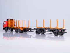 MAZ-6303 log truck with trailer MAZ-83781 1:43 Start Scale Models (SSM)