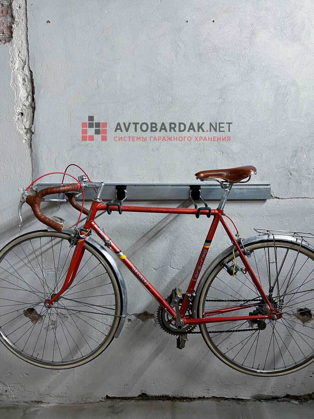 крепление для хранения велосипеда на стену