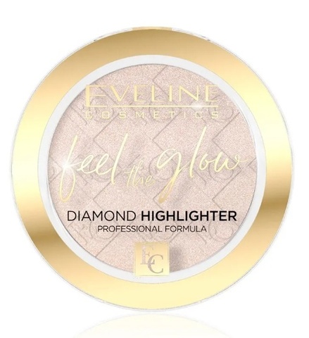 EVELINE Хайлайтер для лица FEEL THE GLOW тон 10 Light Diamond 4,2г