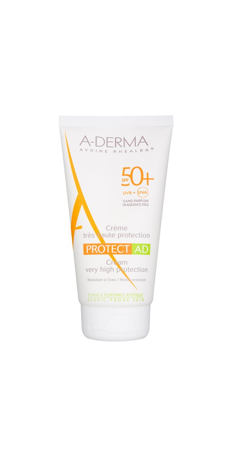 A-Derma защитный солнцезащитный крем для атопической кожи SPF 50+ Protect  AD купить в Москве | Доставка по России.