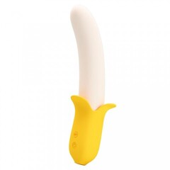 Вибратор с фрикцией Banana Geek, 19,5 см