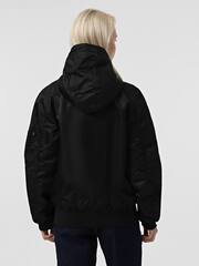 Бомбер Alpha Industries L-2B Hooded Gen II Black (Черный)