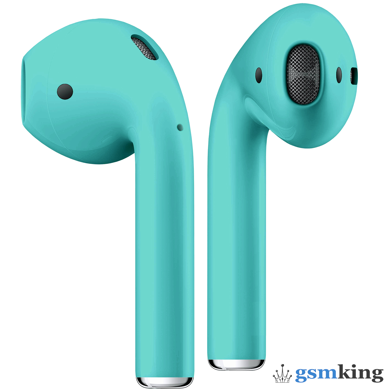 Купить наушники air pots. Наушники бирюзовые беспроводные Apple AIRPODS. Арпоц 1. Apple AIRPODS 2 Color. AIRPODS 2 ДНС бирюзовые.