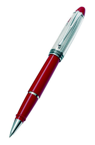 Ручка-роллер Aurora Ipsilon, Silver/Red (AU-B74/CR)