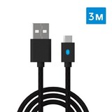 Кабель USB / Type-C DOBE TY-0803B для зарядки джойстика PS5 / Xbox / Switch 3 метра 300 см (Черный)