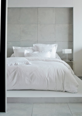 Постельное белье 2 спальное евро макси Blanc des Vosges Divine Blanc