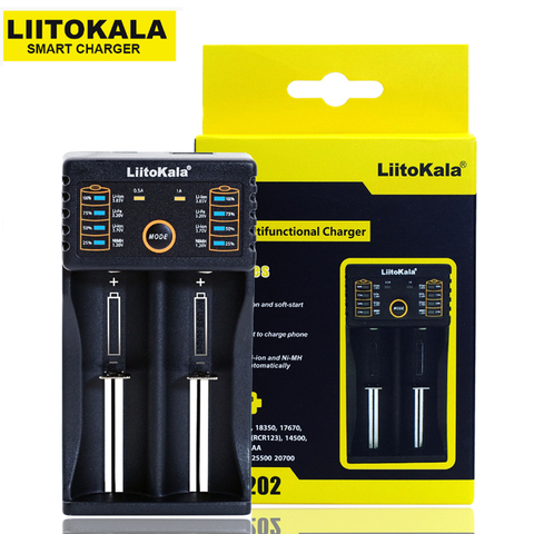 Зарядное устройство LIITOKALA lii-202 2слота