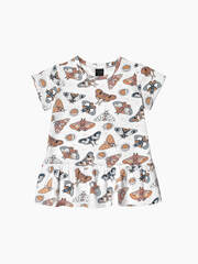 Туника с коротким рукавом Mjölk Бабочки