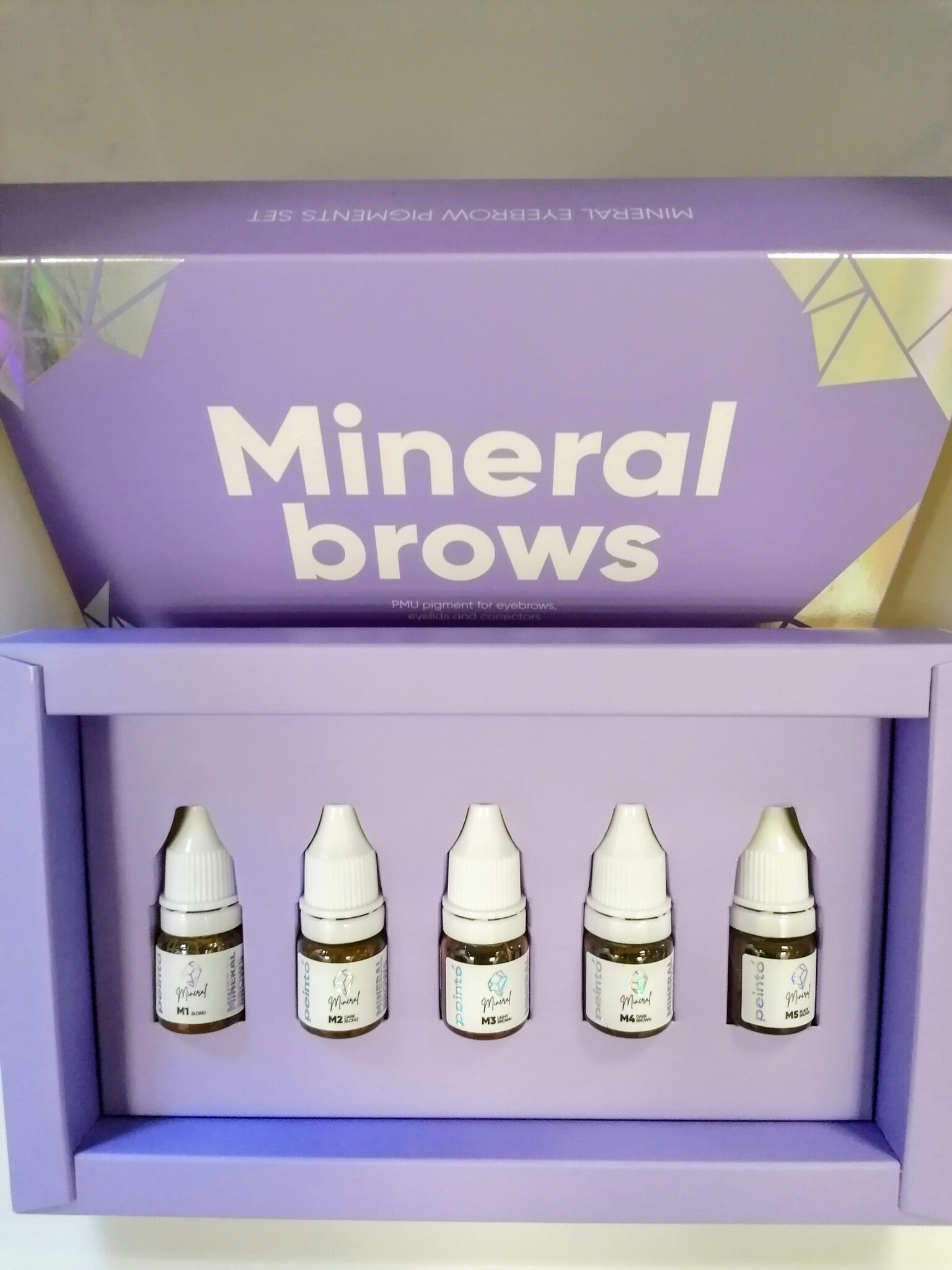Сет минеральных пигментов Peinto BROW MINERALS