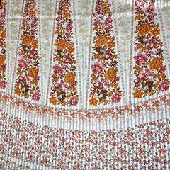 Ткань шифон шелковый купон с цветами Etro 1120