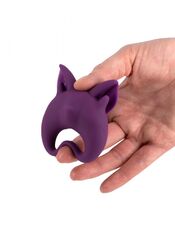 Фиолетовое перезаряжаемое эрекционное кольцо Kitten Kiki - 