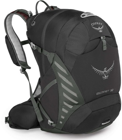 Картинка рюкзак велосипедный Osprey Escapist 32 Black - 1