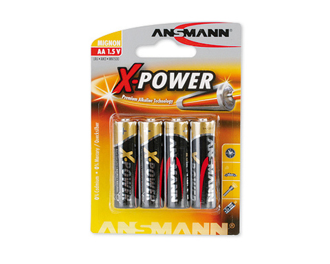 Батарейка ANSMANN X-Power AA (1.5V) - 4 шт. в блистере