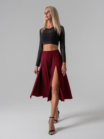 Mohiny Culottes, Dark Red