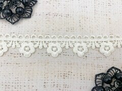 Кружево плетёное, ш. 2,2 см, айвори