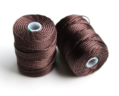 Нитки C-Lon cord tex 400 (0,9мм) Chocolate