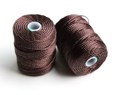Нитки C-Lon cord tex 400 (0,9мм) Chocolate