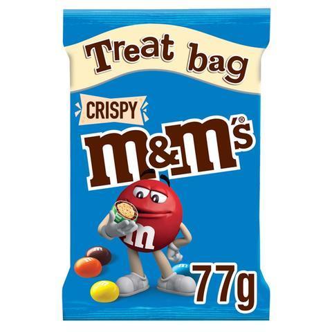 Драже M&M's Crispy в шоколадной глазури 77 гр