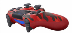 Беспроводной геймпад DualShock 4 для PS4 (Camouflag Red, 2ое поколение, China)